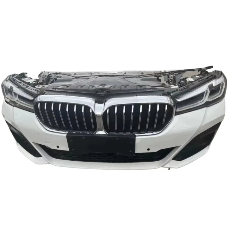 For 5 Series Front Bumper Assembly for 525i 530i 540i G30 G38 G30 M5 Including Center Grid Headlight Water Tank Frame Grille