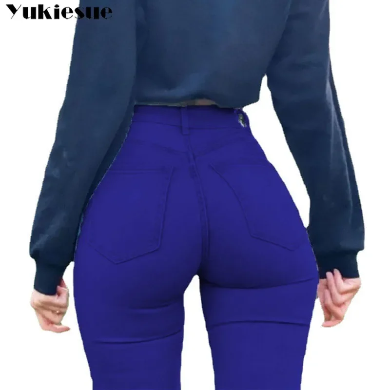 

y2k Эстетика Стрейч Женские Джинсы Узкие Джинсы для Женщин Длинные Джинсы с Высокой Талией Женские Брюки Новая Весна Универсальная Винтажная Мода