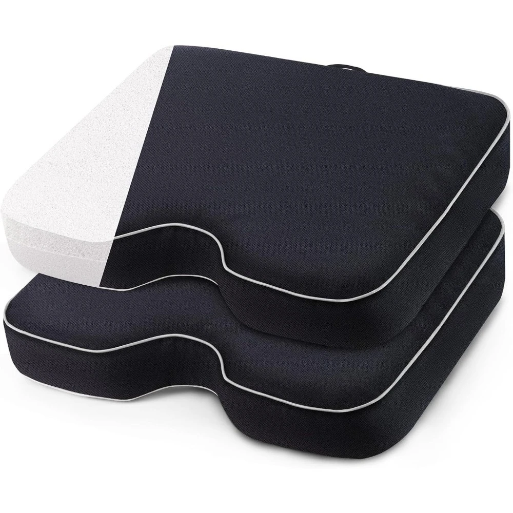 

Stadium Seat Cushion with Memory Foam Waterproof Extra Thick Portable Bleacher Pad for Indoor Outdoor Sports Events