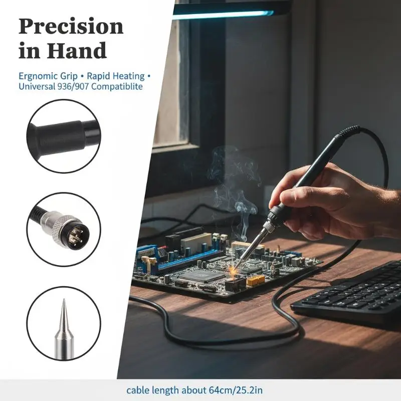936 Electric Soldering Station 5pin Professional Soldering Gun for Electronic Design Prototyping and Repair WorkHot