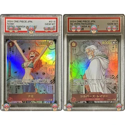 Opcg Gegradeerde Verzamelkaart Jpn Nami Silvers Rayleigh Prb01 Manga Op08 Manga Alt Art Gem Mt 10 Punten Kaart Holografisch Label Cadeau