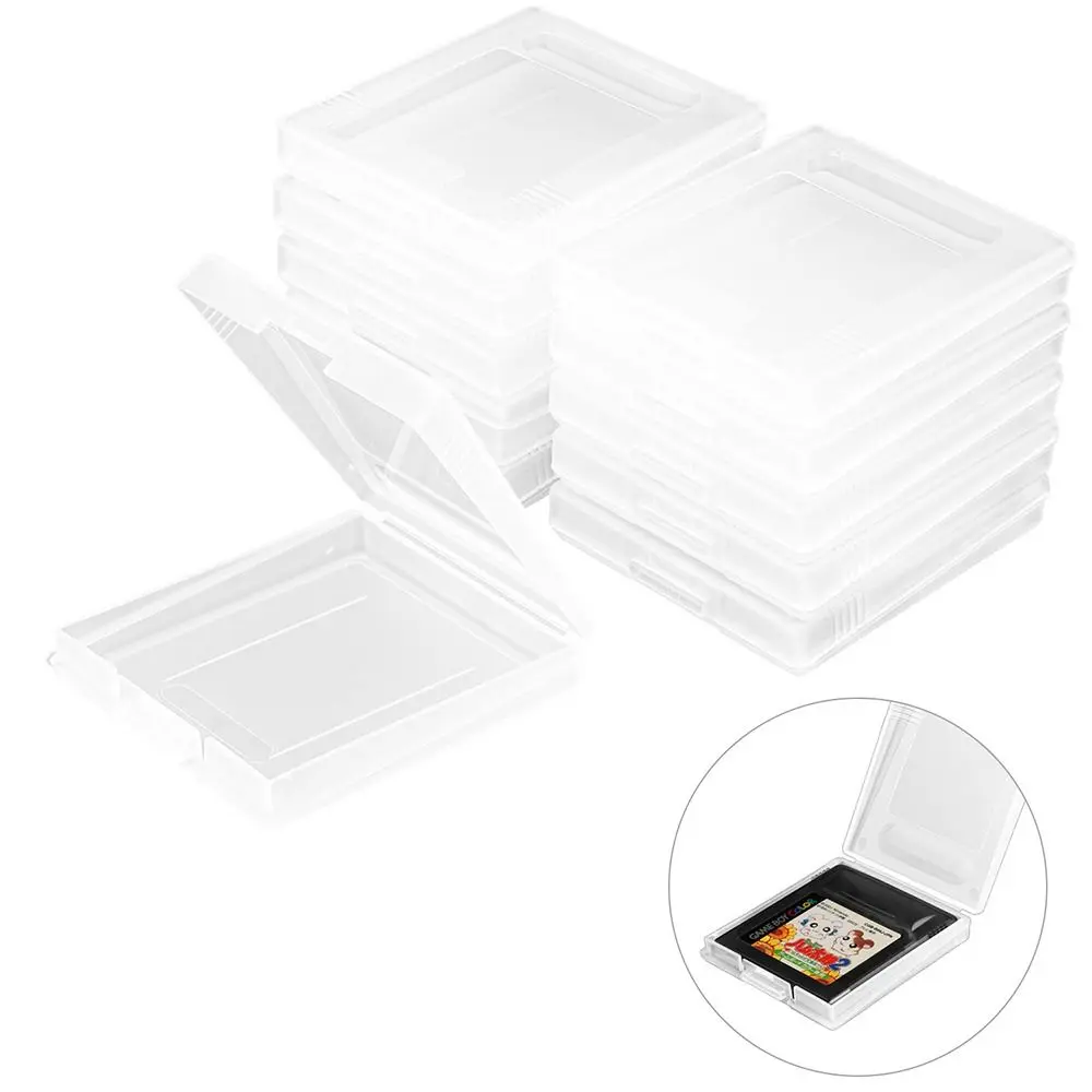 Clear Game Cartridge Case Universal Durable Memory Card Case Gaming TF Card Holder for Nintendo Switch OLED/Switch Lite