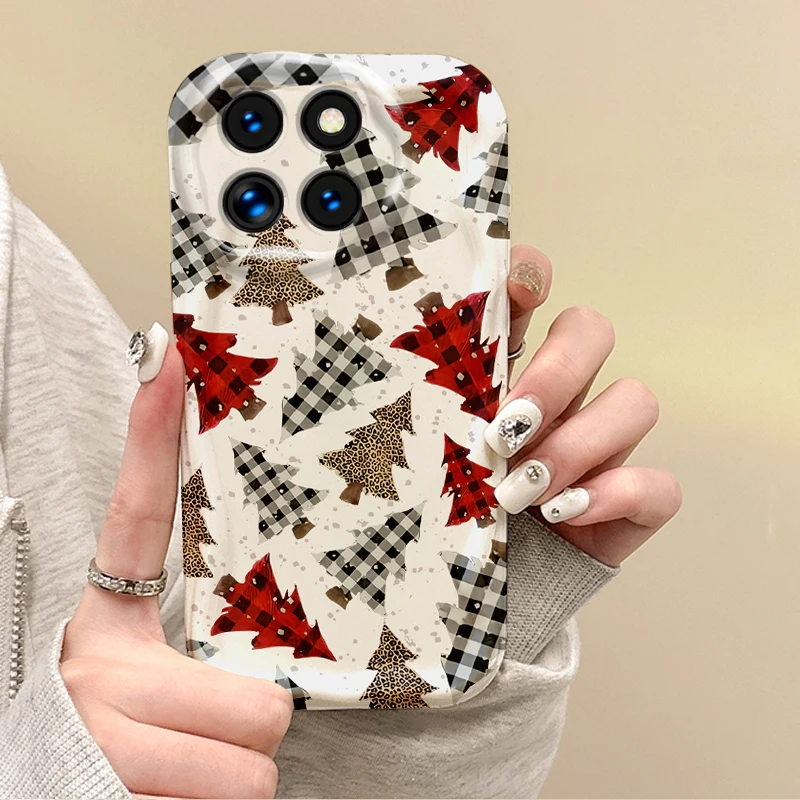 New Christmas Pattern Phone Case For XIAOMI 14 13 12 T Pro 11 Lite Poco F6 F5 F4 F3 X6 X5 X4 X3 GT M3 M4 Pro Soft Silicone Cover