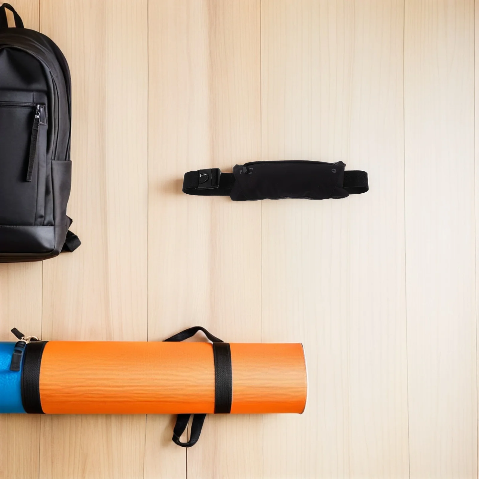 

Ultra Thin Sports Waist Bag for Men Women Running Cycling Travel Handy Phone Storage Pouch Belt Pack for Outdoor Fitness Black