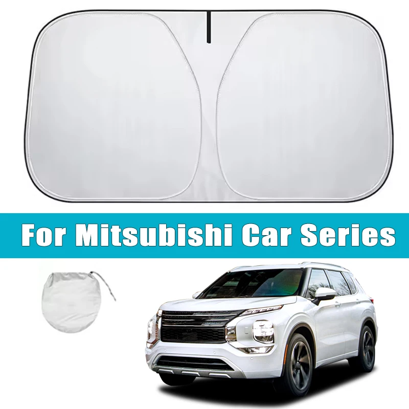 

For Mitsubishi Lancer EX Outlander ASX Pajero Eclipse Cross Car Sun Visor Windshield Sunshade Heat Insulation Auto Accessories