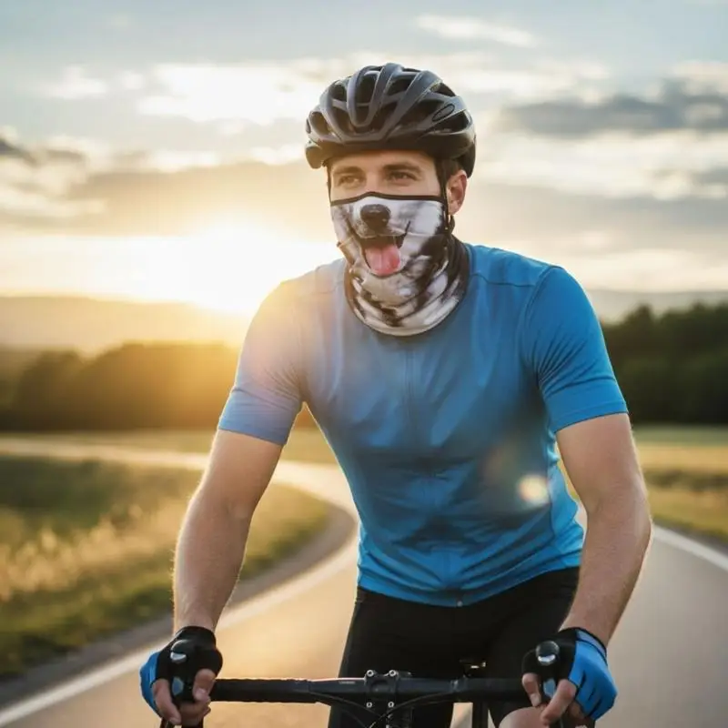 

R1WE Маска для лица с принтом животного, мягкая крышка для лица, солнцезащитные маски, маска для отдыха на открытом воздухе