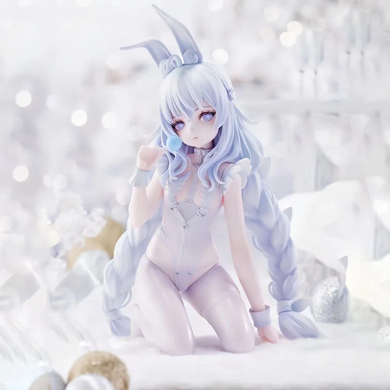 

Sea view room figure blue route kneeling vicious number lazy white rabbit two-dimensional girl model ornament