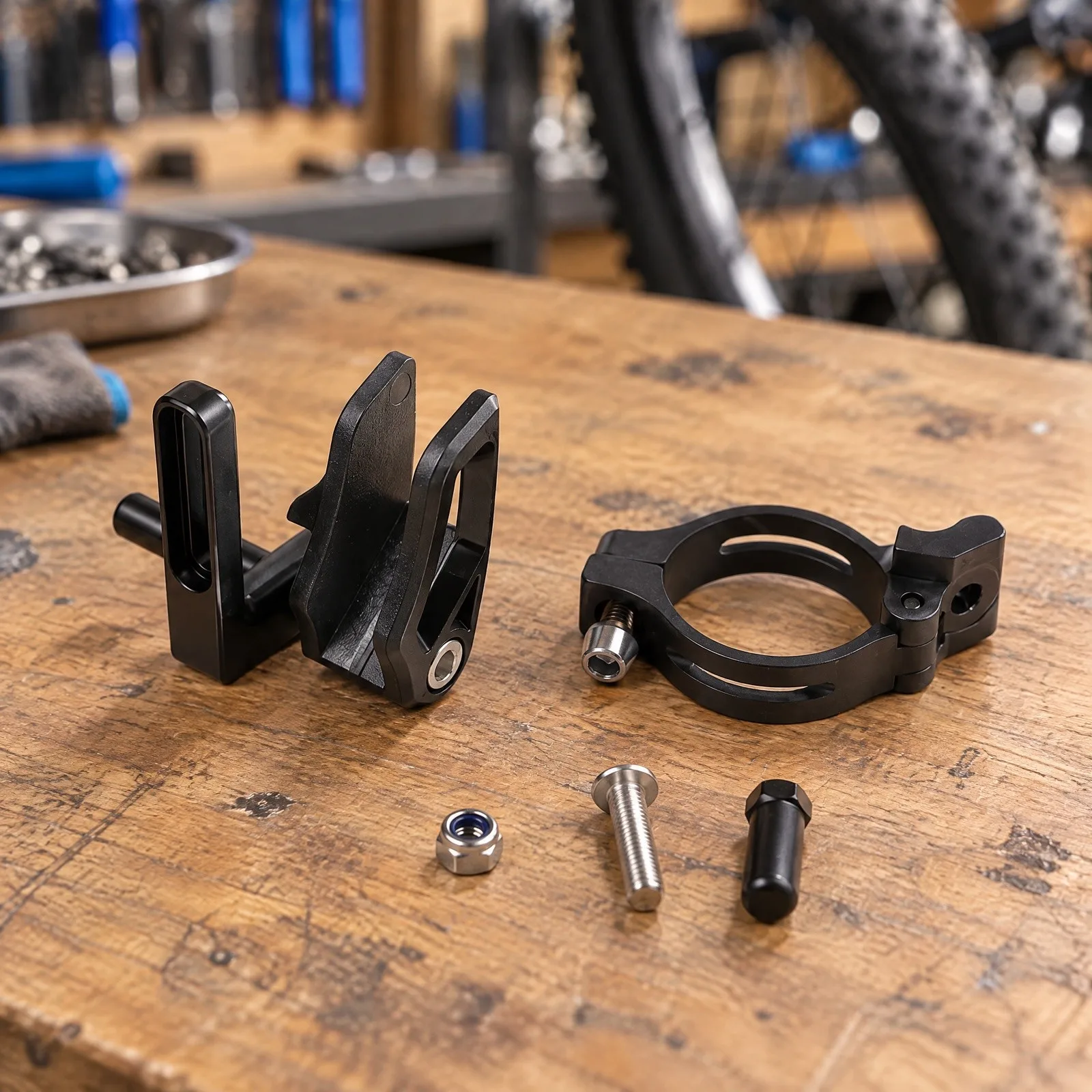 31.8mm Disc Chain for stabilizer Lightweight Chain Guide System Bike Protection Plastic Steel Injection CNC Processing