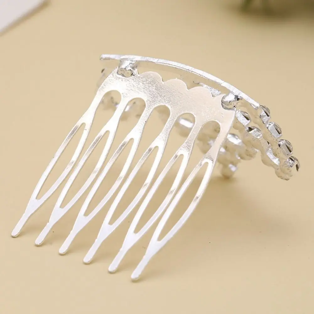 

Flower Crystal Crown Hair Comb Star Hollow Children Tiara Headband Korean Style Barrettes Rhinestone Hairpins Ladies/Children
