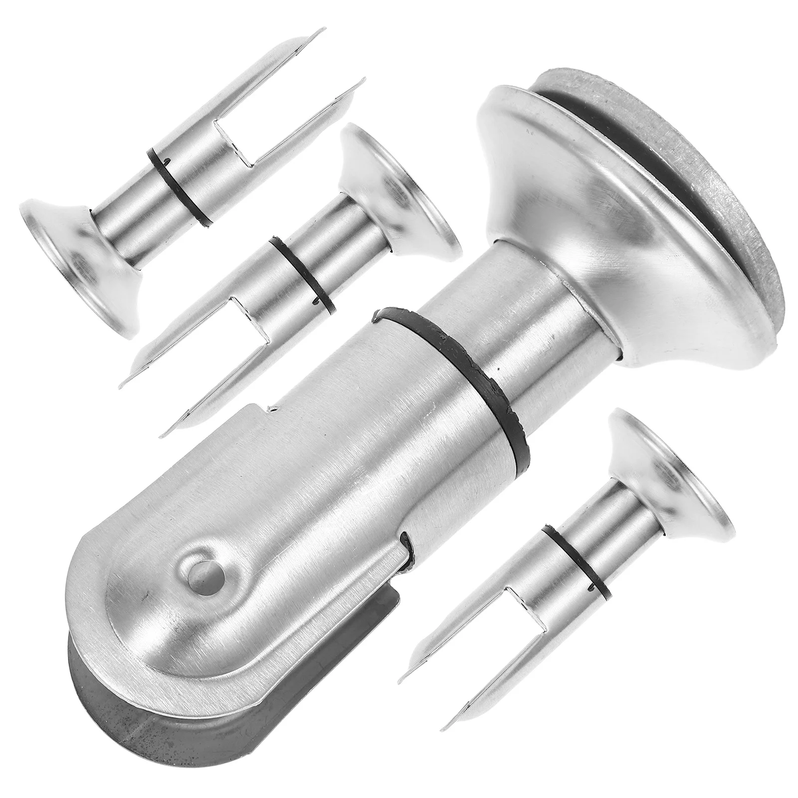 

4Pcs Stainless Steel Partition Foot Strong Support Public Restroom Toilet Partition Bracket Bathroom Hardware Bathroom Supply