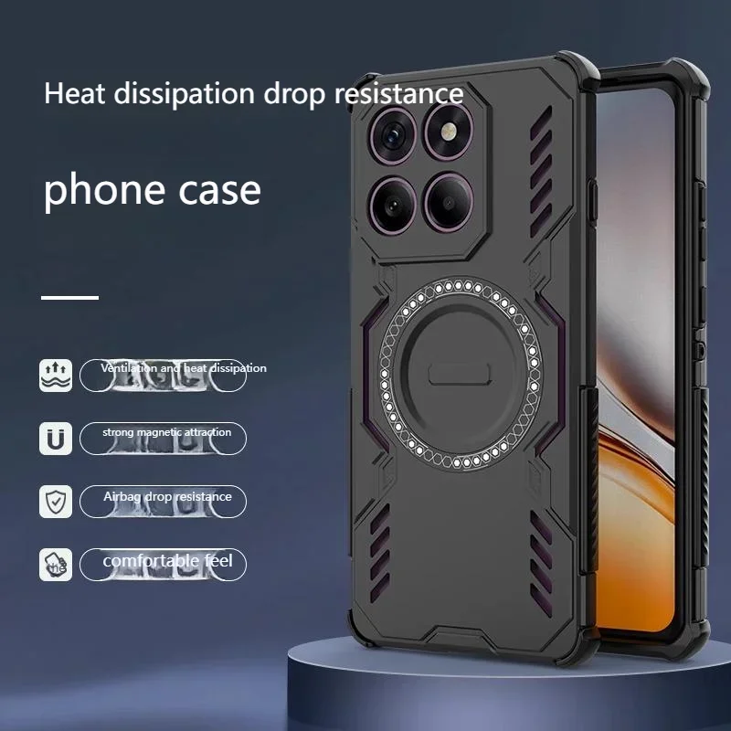 

Shockproof Case For Moto Edge 60 pro Liquid Silicone Protect Back Cover for Moto Edge 60 pro