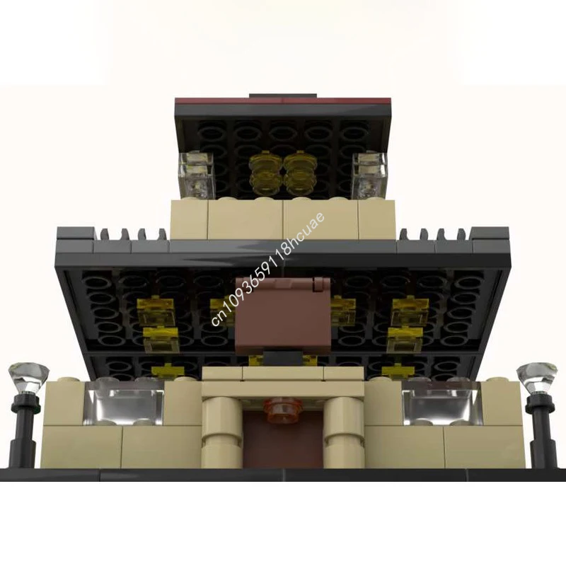 

626 шт. MOC модульная библиотека 1 образовательная модель строительные блоки Рождественский подарок расширенный DIY дизайн для взрослых