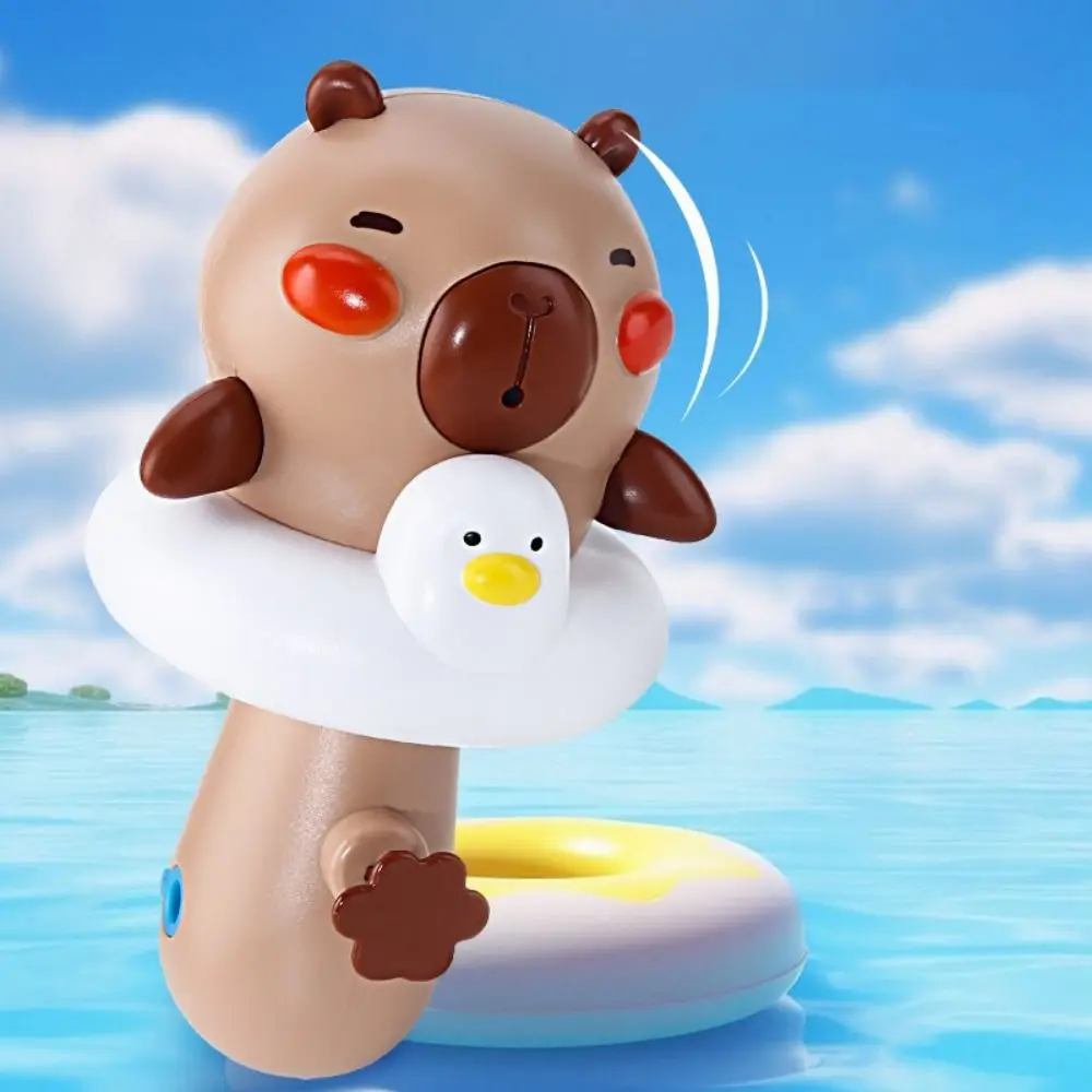 Capybara – jouets de pulvérisation d'eau pour animaux marins, fontaine de bain portative en plastique, arroseur de Festival mignon à pression d'eau