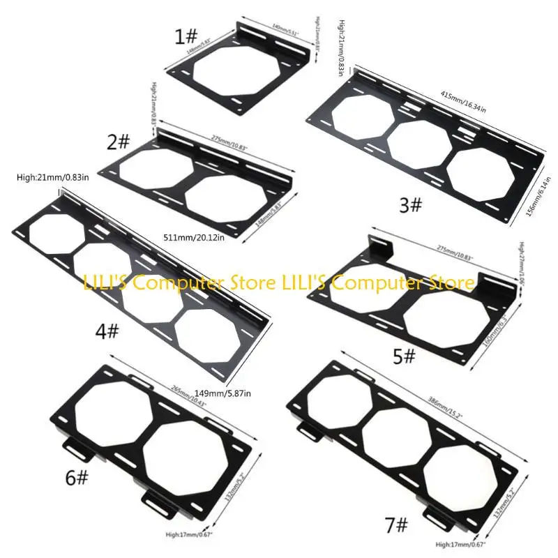 A52B 12/14 Ventilateur du ventilateur Bracket Ordinal externe pour accessoire gadget dissipateur thermique du boîtier