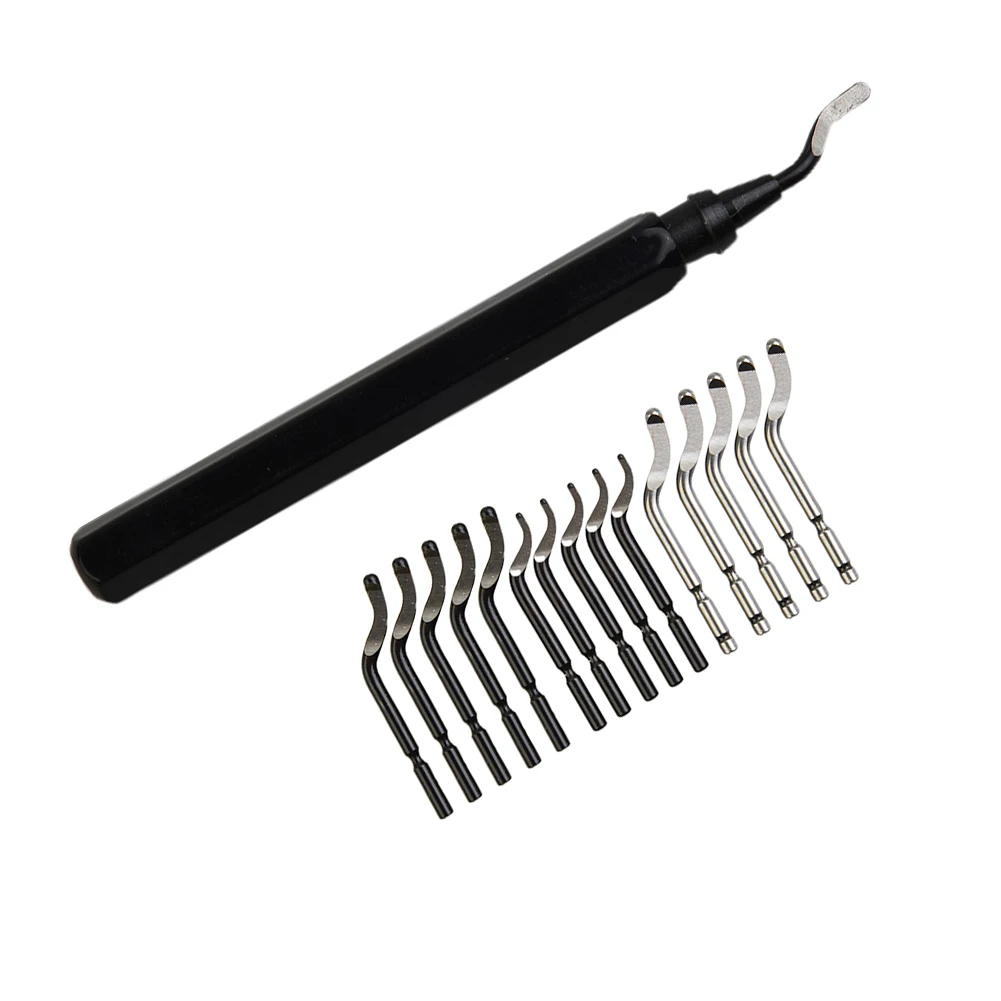 16 pz Set di lame per sbavatura rotanti RB1000 Maniglia Kit di strumenti per sbavatura per riparazione metalli per legno Alluminio BS1010 / BS1018 / BK3010 Lama