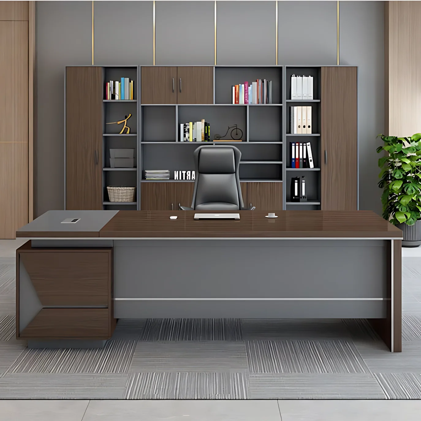 Hot Sell New Design Executive Manager Desk Modern L Shaped Office Computer Desk