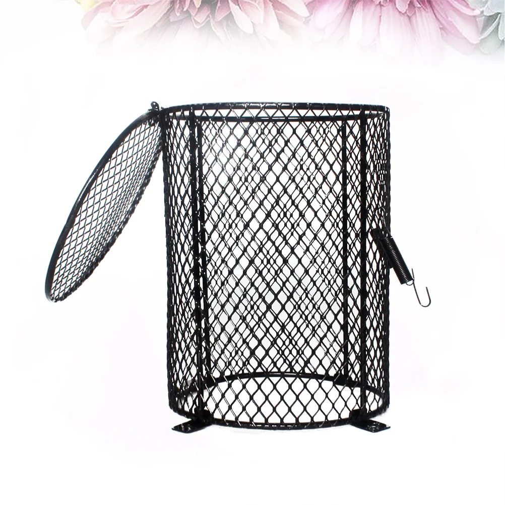

Reptile Hot Net Cage Protection Lampshade Shell Heating Lamp Round Anti-Scalding Lampshade Habitat Decor Reptiles Pet Products (