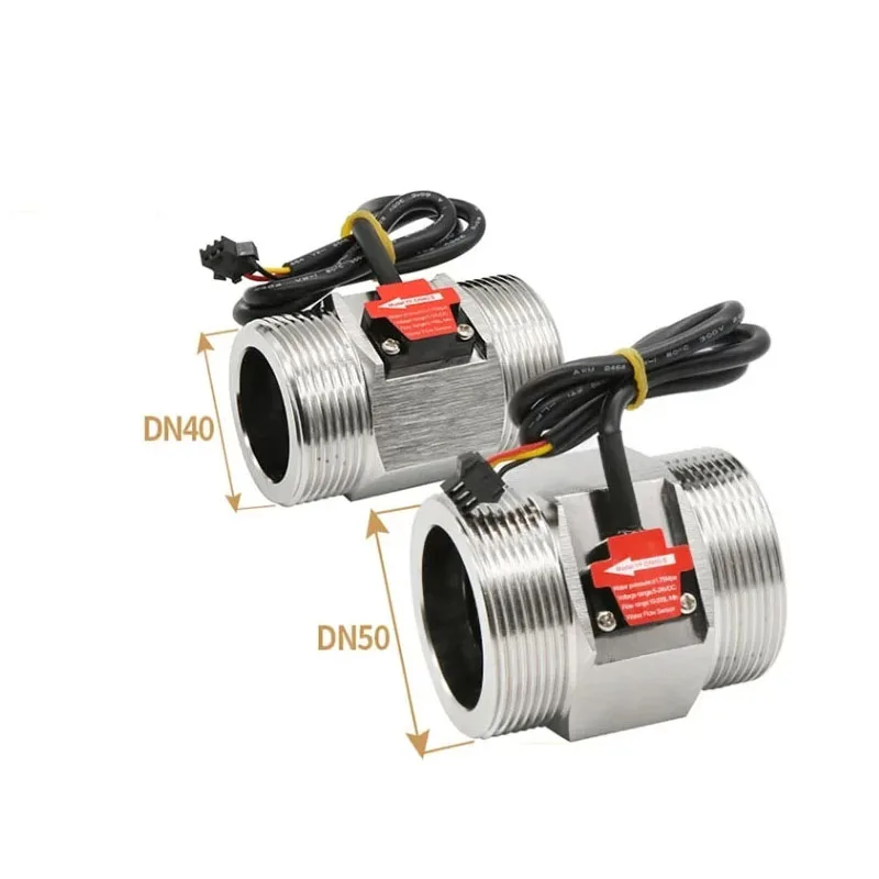 Imagem -05 - Sensor de Fluxo de Turbina de g1 g1 g1 g1 g3 Polegada Rosca Externa Npn Hall Sensor de Fluxo de Água Aço Inoxidável 304