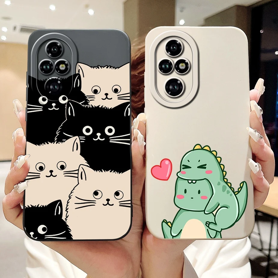 For Honor 200 Pro Case ELP-AN00 Cute Fashion Cartoon Cover Soft Cameras Protection Case For Honor 200 Lite Honor200 Smart Bumper