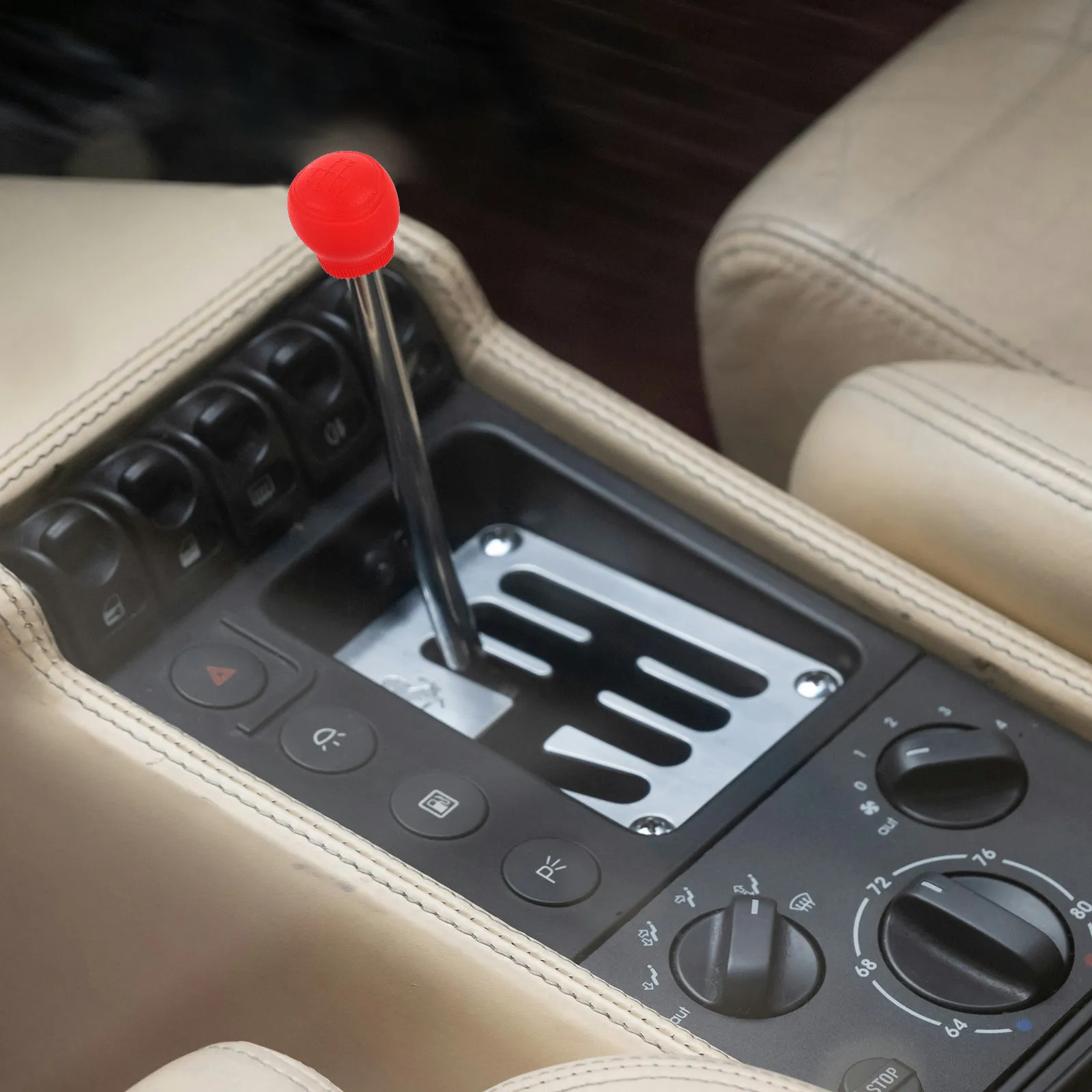 2Pcs Silicone Round Gear Shift Knob Cover Universal Fit for Manual Transmission Vehicles Non Slip Wear Resistant Scratch