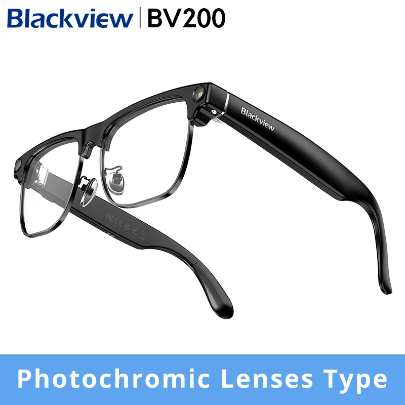 【¥7,349】Blackview BV200 撮影用スマートグラス 8MP 4K AI翻訳 サングラスタイプ 特別割引-アリエク特価アラート