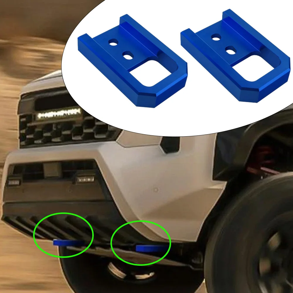 

2pcs Front Tow Hooks For Toyota Tacoma 2024 2025 2026 4Runner Land Cruiser 250 2024-2025 Vehicle Front bumper Tow Hook Kit