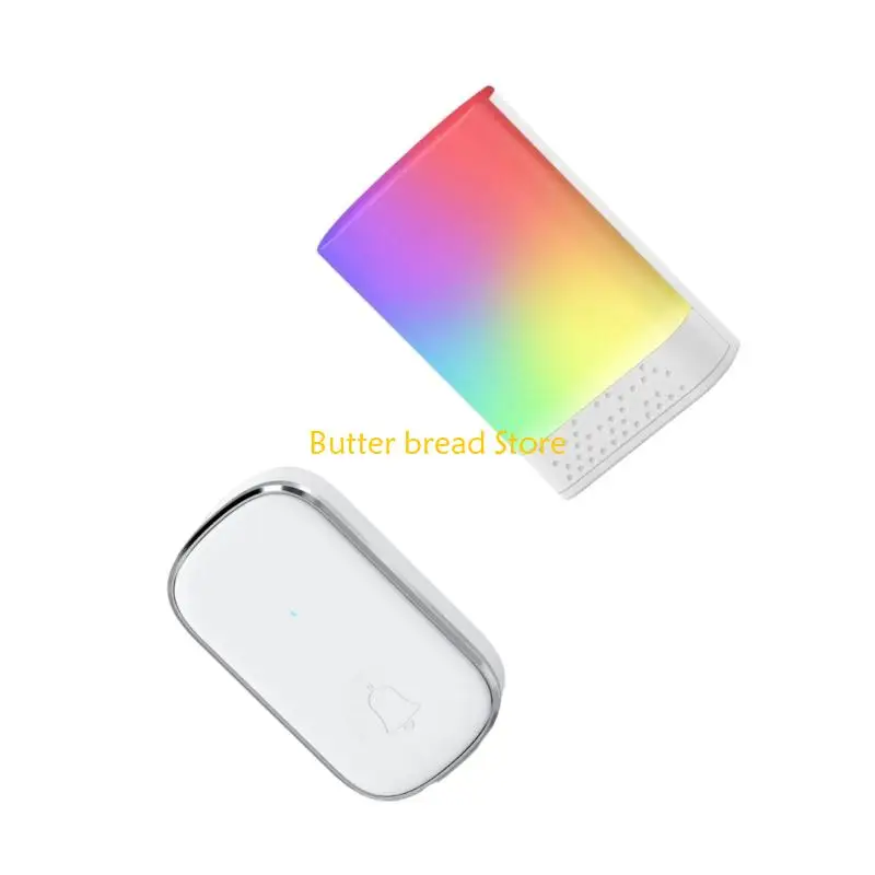 W89c беспроводной дверной звонок со светодиодной вспышкой и множественным рингтоном опция водонепроницаемость