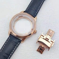 NH35 Watch Case Cocktail Case Matching Components Suitable for NH35 dial Men's watch case Leather strap NH35 watch case