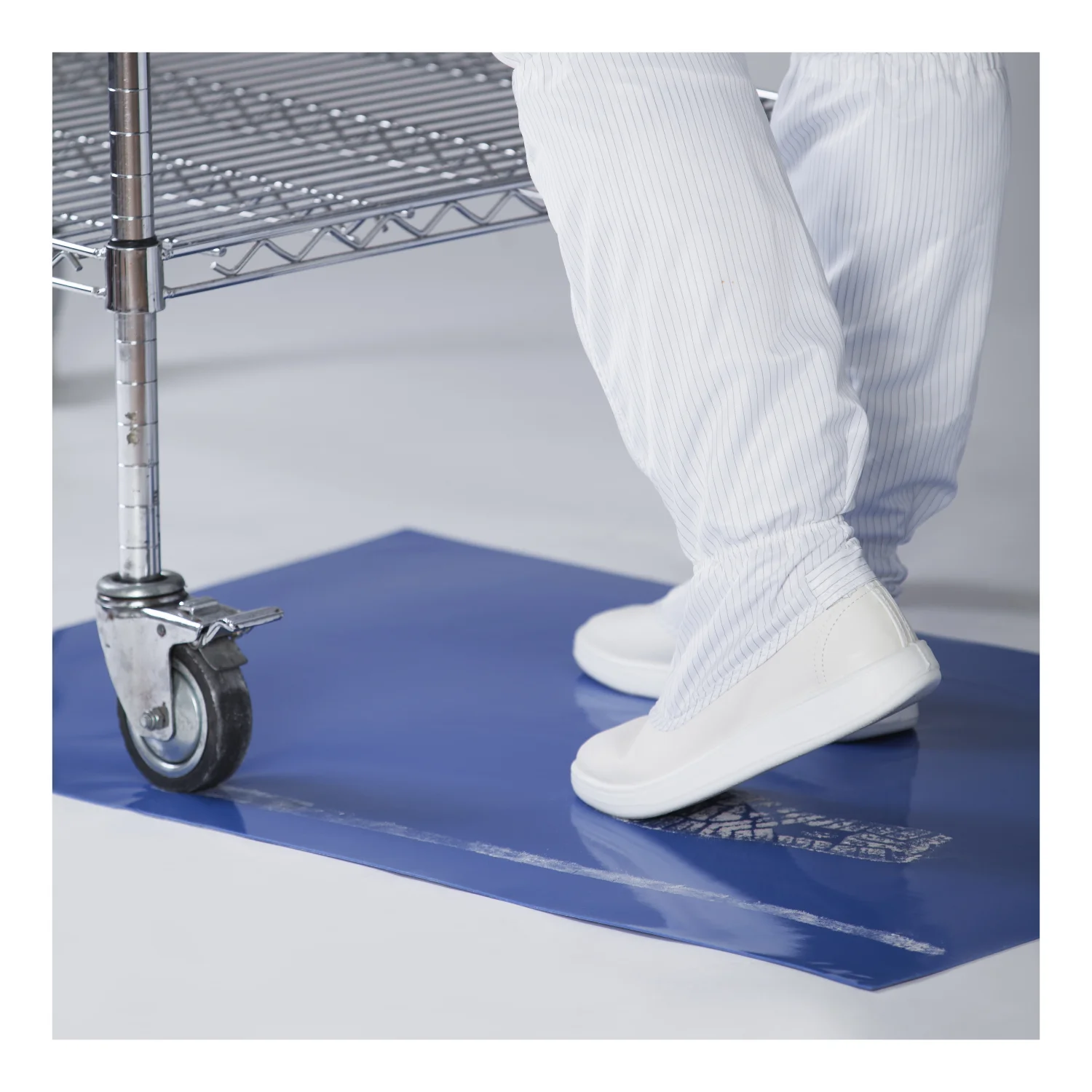 5PCS Disposable Cutting Size 30 Layers Peelable Thickness Tacky Mats Sticky Mat For Cleanroom Floor