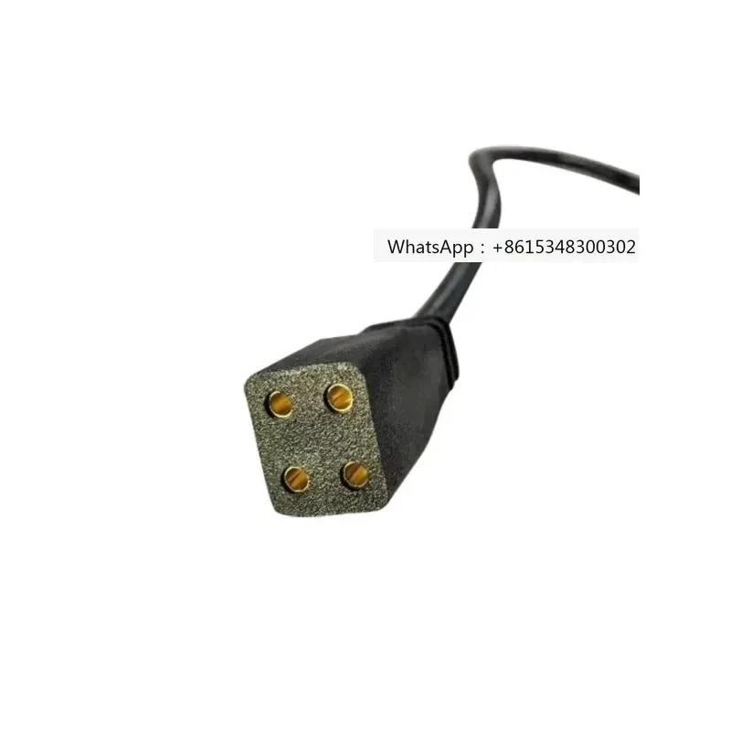 U-V lamp holder single ended four pin G10Q plastic anti drop plug with wire, U-V lamp four hole plug