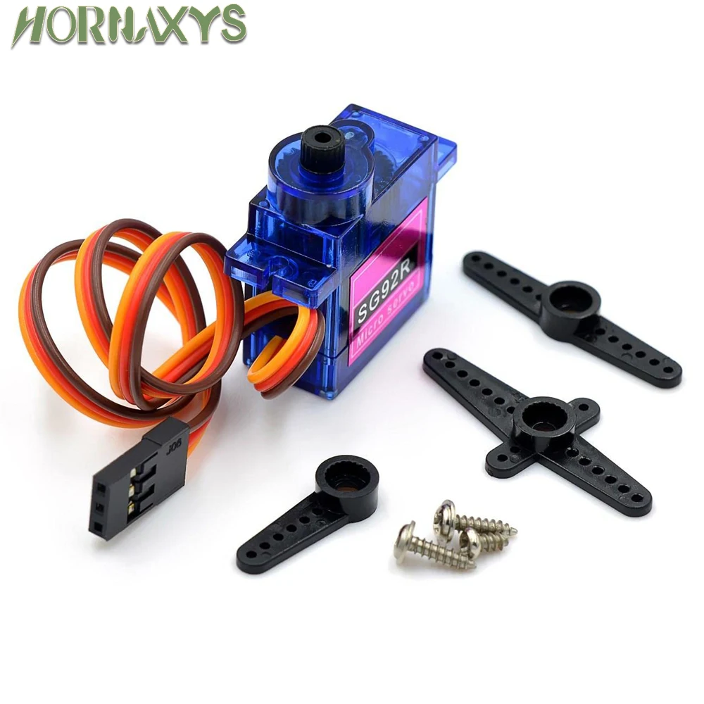 1-10pcs Rc Mini Micro Classic servos SG92R Blue 180 Degree for RC Planes Fixed Wing Aircraft Model Telecontro