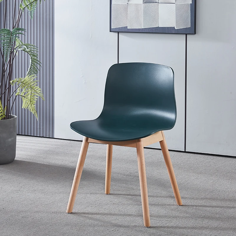 الشمال طاولة طعام وكرسي بسيط المنزلية واحدة مسند الظهر صافي كراسي ماكياج حمراء الحديثة شقة صغيرة ضوء الفاخرة