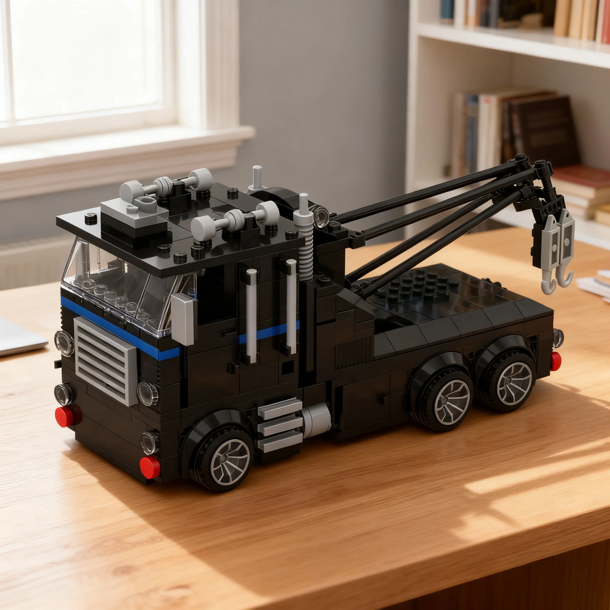 346pcs MOC Terminator 2 Recovery Truck. City Champions 8 Stud Wide Model Building Blocks Christmas Gift Toy Creative Collection