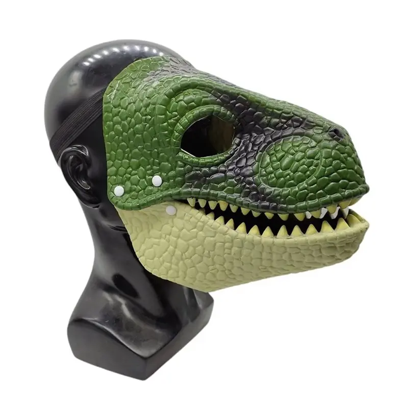 A63T-Performance Dinosaur Mask 3D Role Play Headgear Props Festival Dino Carnival Gift