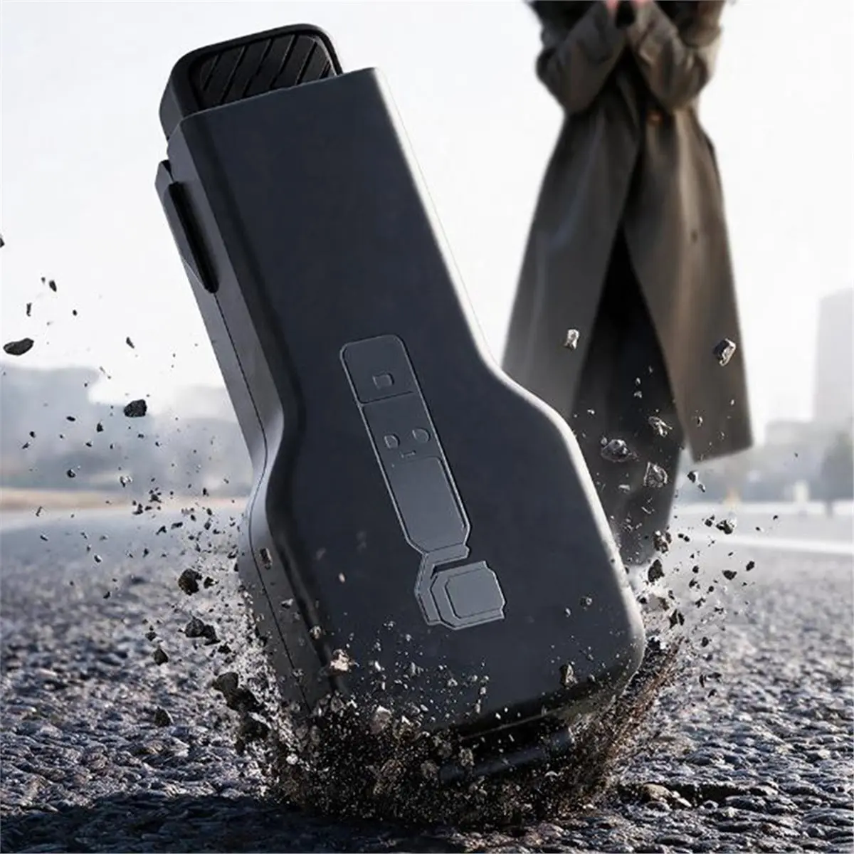 Flip Design Plastic Protective Shell Cover Case with 4 Filter Storage Slots for Pocket 4 3 Gimbal Camera