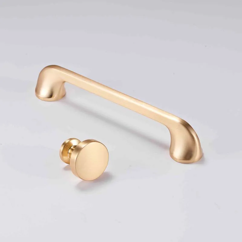 New Chinese Style Zinc Alloy Wardrobe Door Handle Modern Minimalist Cabinet Handle Antique Copper Mahogany Drawer Knobs Handles