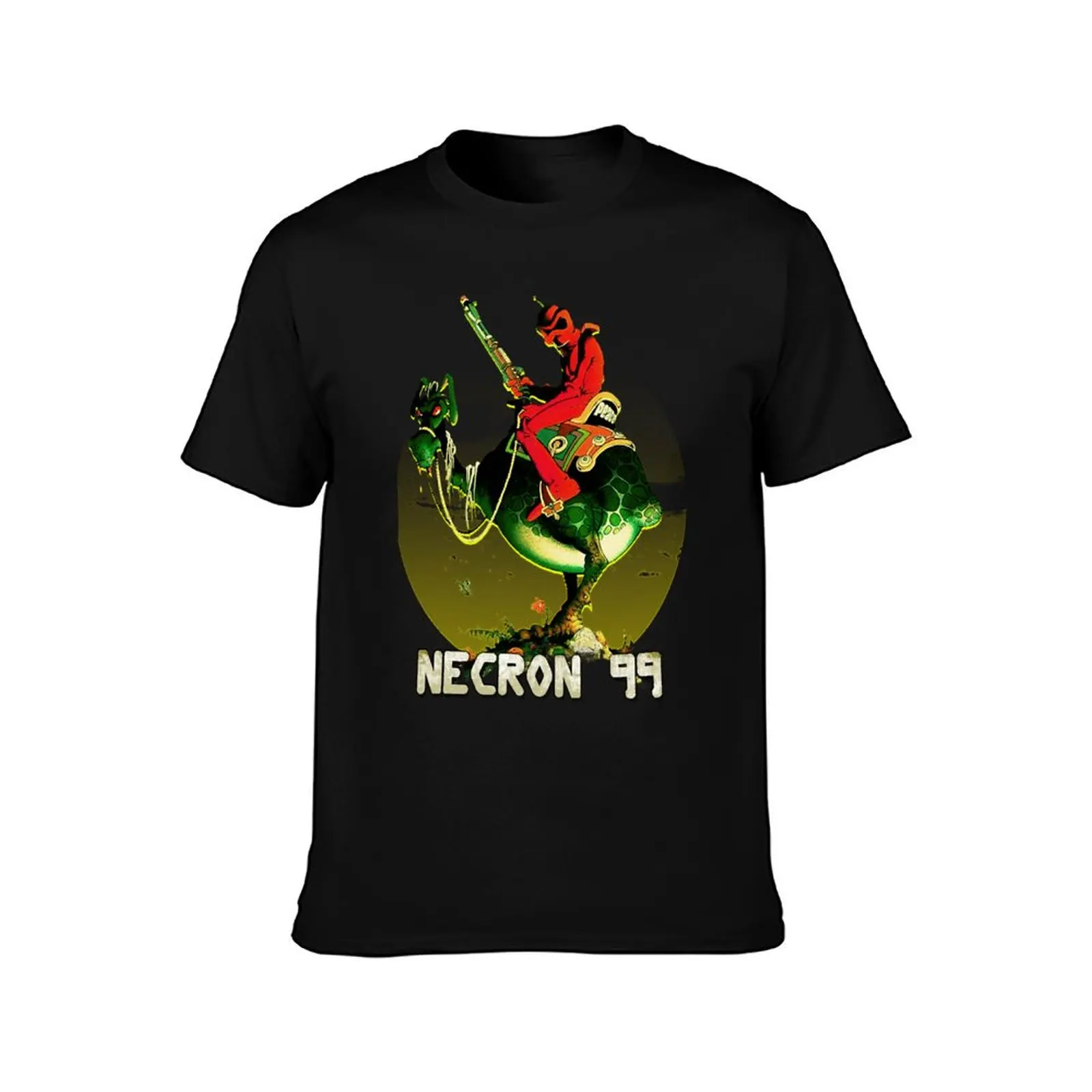 Necron 99 T-Shirt Summer Casual Cotton Tee Oversized Streetwear Tops Vintage Graphic Print Loose Fit Short Sleeve