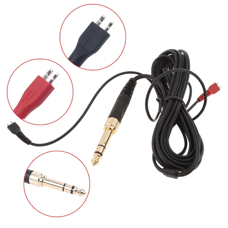 Kabel zamienny do słuchawek Sennheiser HD25 HD25-1 II HD25-C HD25-13 HD25, akcesoria, dropshipping — zdjęcie produktu 3