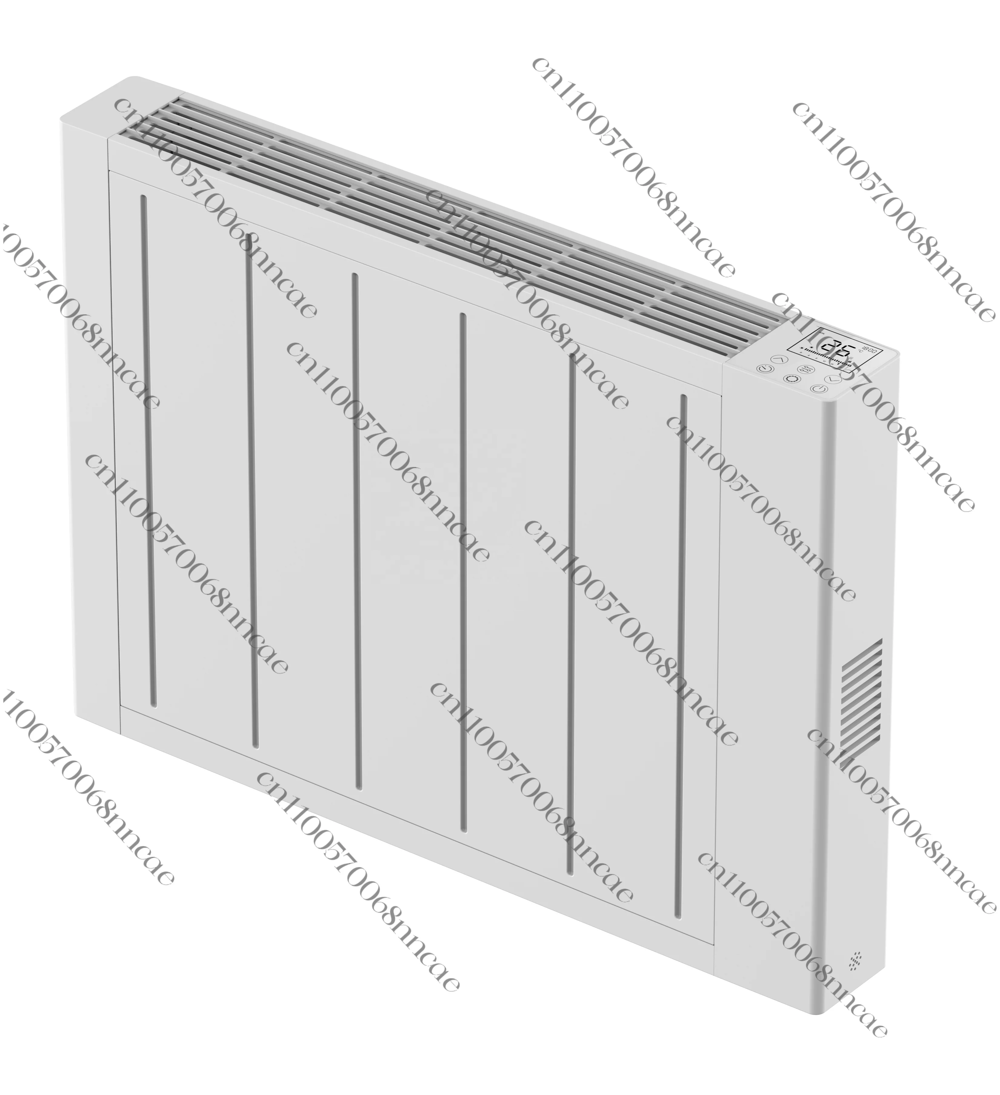 Modern metal freestanding bedroom heaters, thermal storage home electric heaters, application-controlled overheat protection