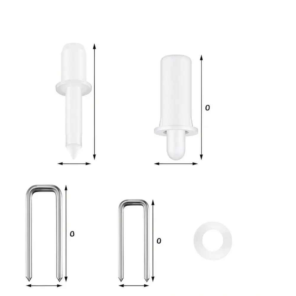 Blind Repair Tool Set Window Curtain Accessory Replacement Shutter Pin White Metal Fasteners Professional Maintenance