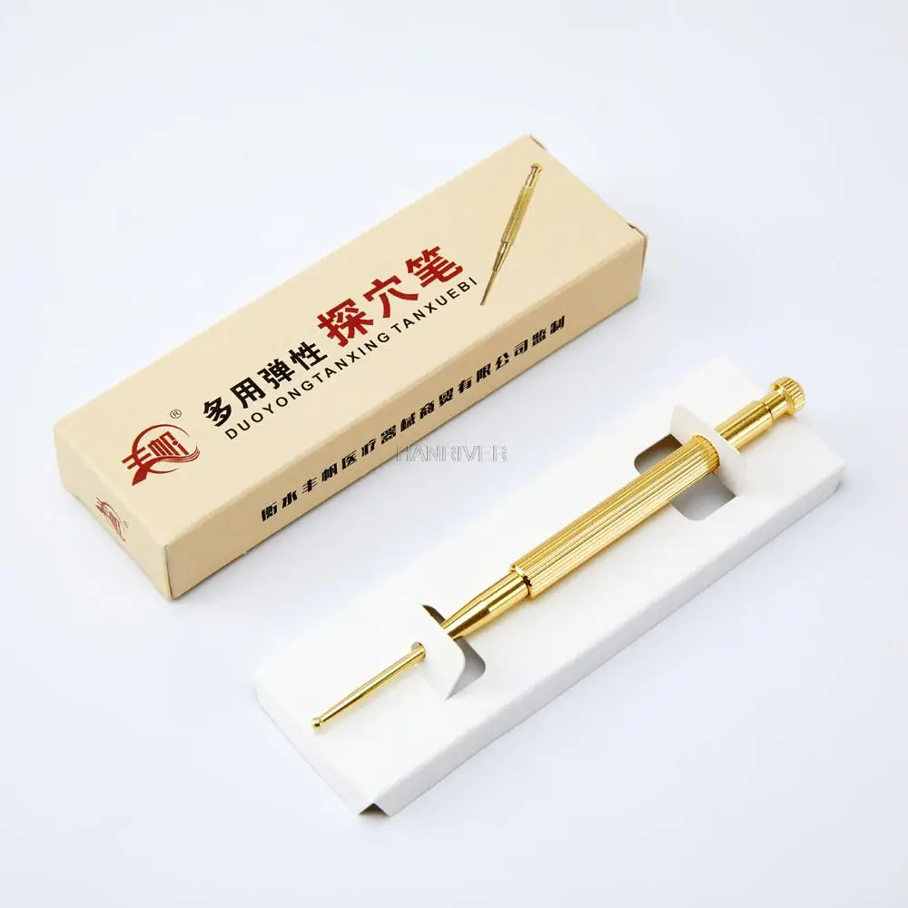 الأذن الوخز بالإبر نقطة تدليك التحقيق إبرة كشف الأذن القلم عصا الأذن الرعاية الصحية أداة عصا تدليك