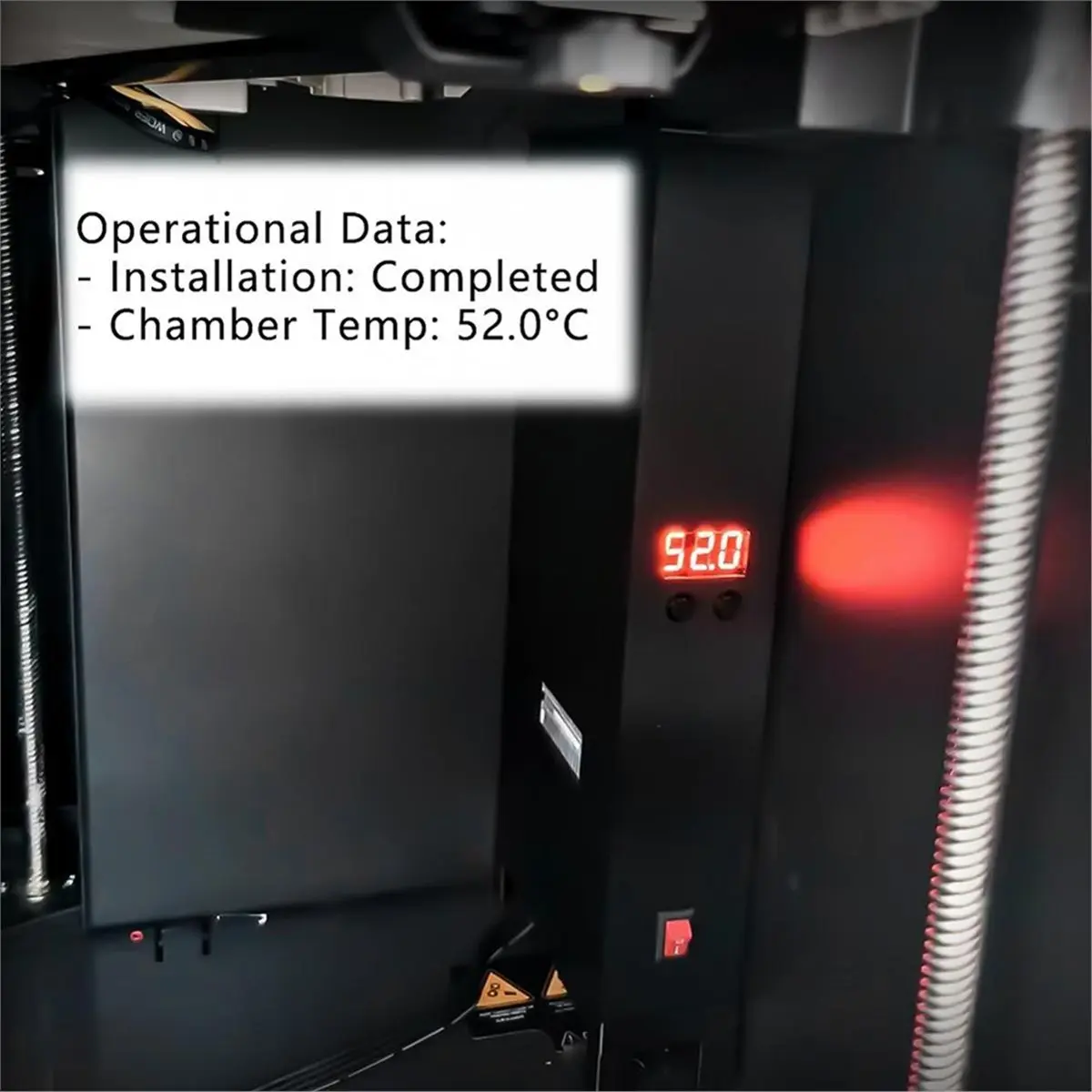 

(B63C) Нагреватель камеры для 3D-принтера Bambu Lab P2S, EU 220V 300W, обновленная версия