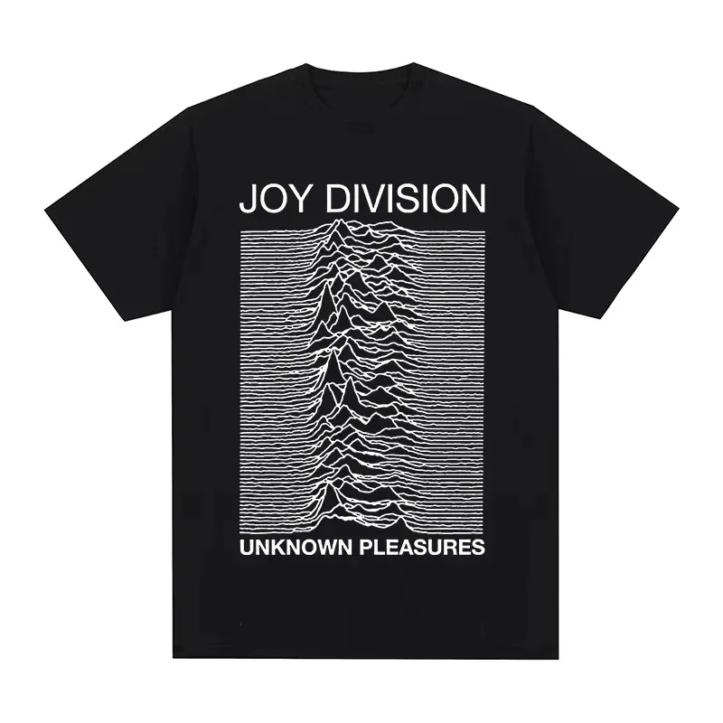 Joy Division Creative Line Print Summer High Quality Casual Comfortable Men's T-Shirt Trendy Street Women Clothing