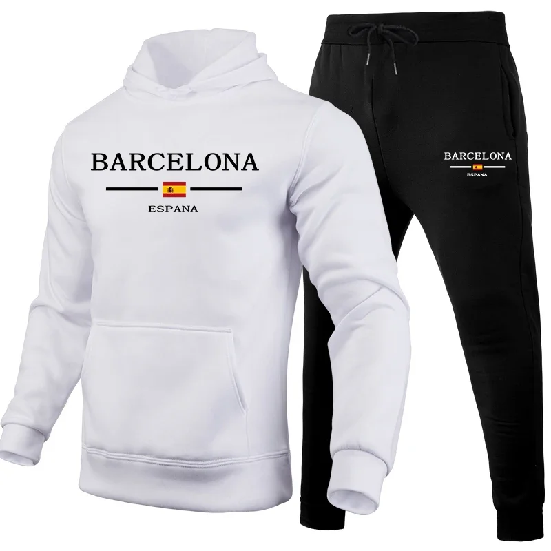 

2025 Mens Tracksuit Casual Printing Sweatshirt Sweatpants Set Outdoors Sports Jogging Mens Clothing Hoodies Sportswear Outfits