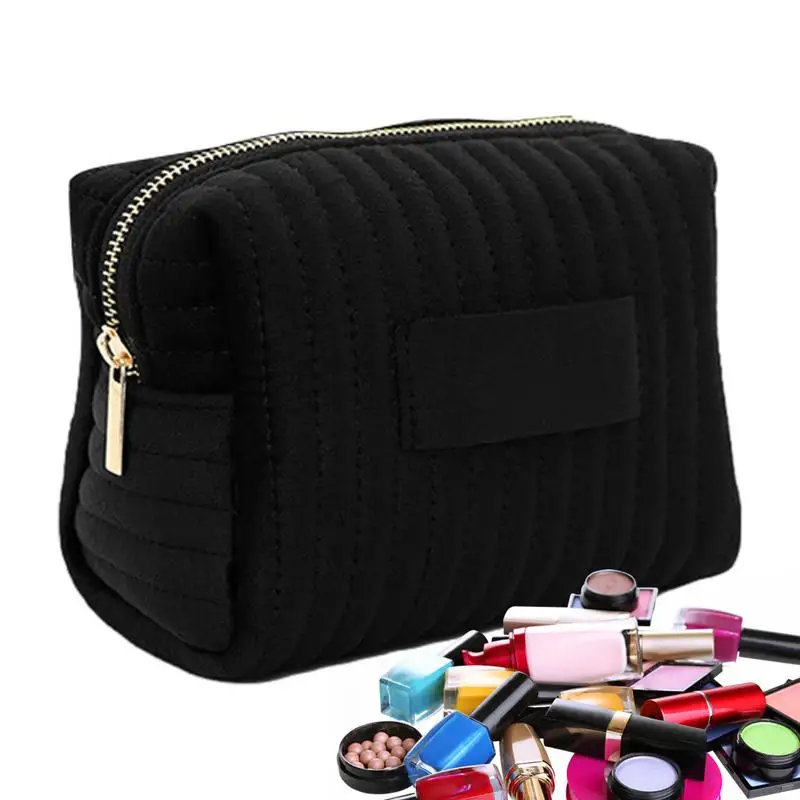 Velvet Travel Toiletry Bag Zipper Cosmetic Toiletry Bag Toiletry Bag For Women Girls For Business Trips Travel Gym