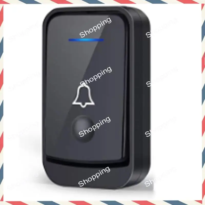 M20K Bel Pintu Nirkabel Bel Pintu Musik Digital Nirkabel Sensor Rumah Remote Control Pager Steker AS