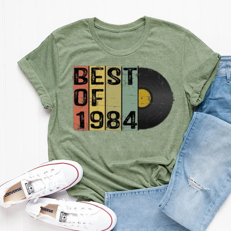 37th Birthday Gift For Him Her 37 Birthday Shirt For Women Men, Birthday Party Shirts Best Of 1984 100% cotton TShirt Unisex y2k