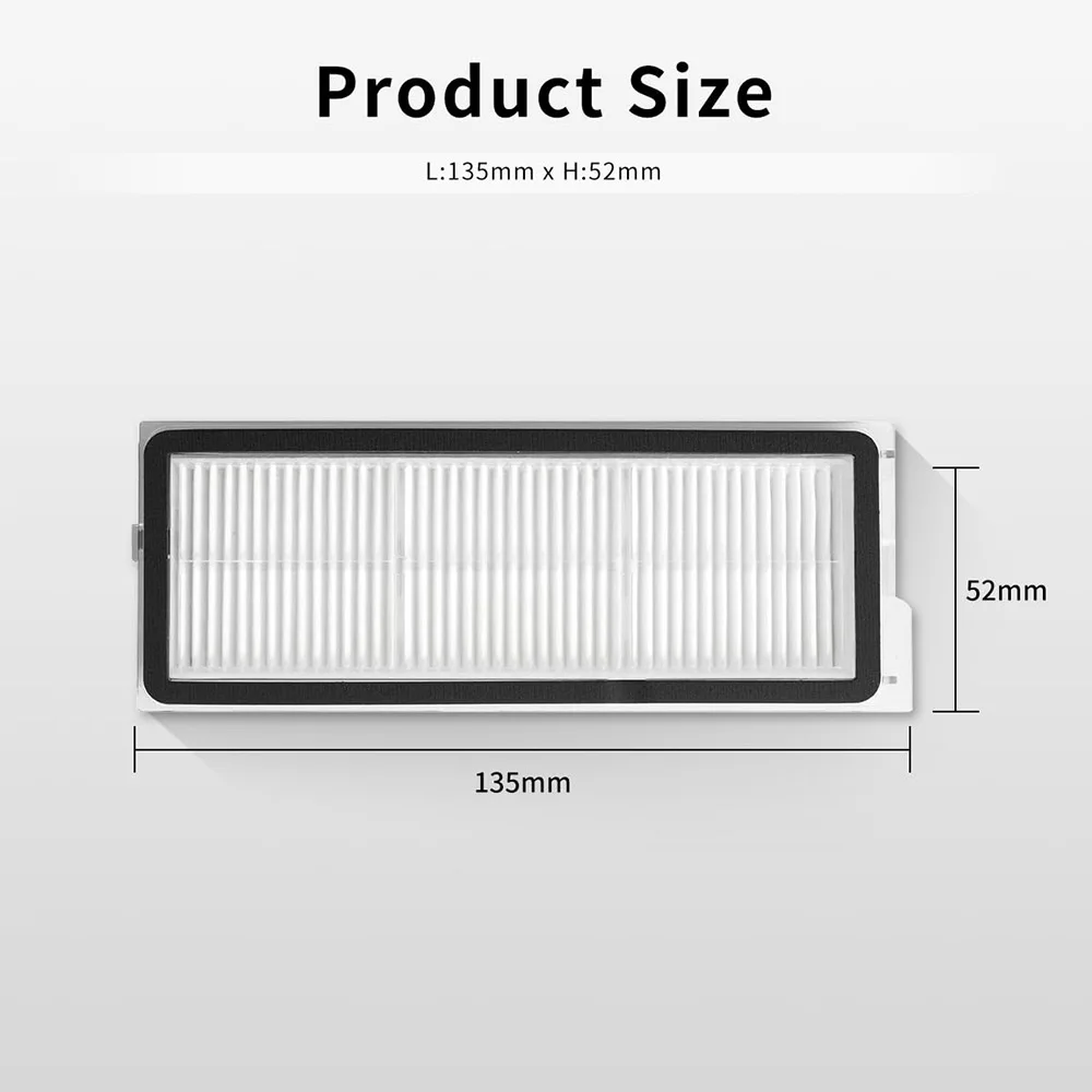 مرشح ل Roborock Q Revo Pro/Q Revo S/Q Revo Maxv/Q Revo Plus جهاز آلي لتنظيف الأتربة استبدال الملحقات مرشحات HEPA