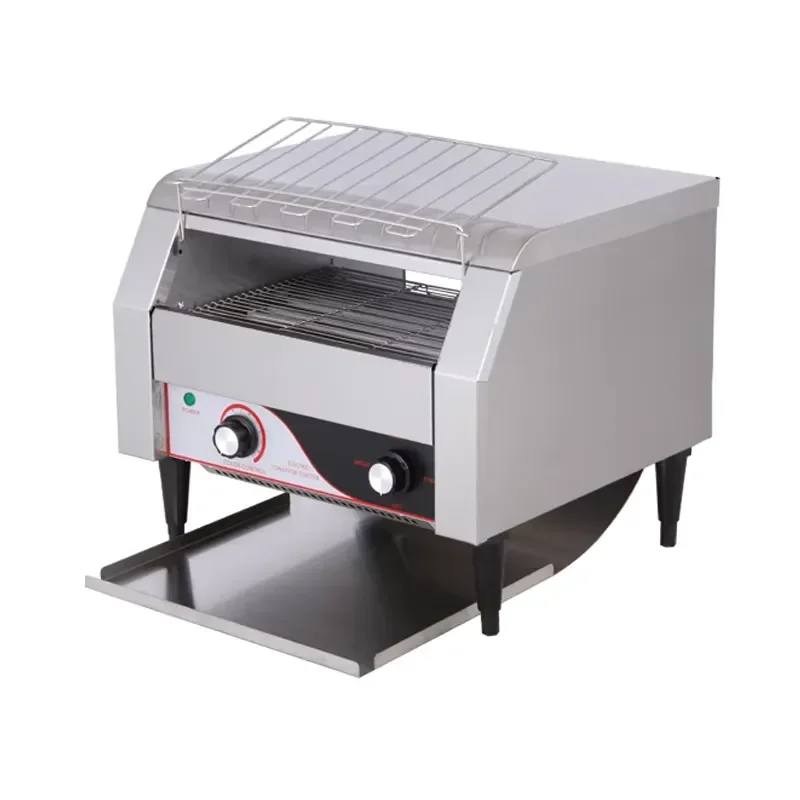 Snacks Machine Slice Extra Wide Slot Bread Toaster Good Motor Bake Evenly Reheat Defrost Shade Electric Conveyor Toaster