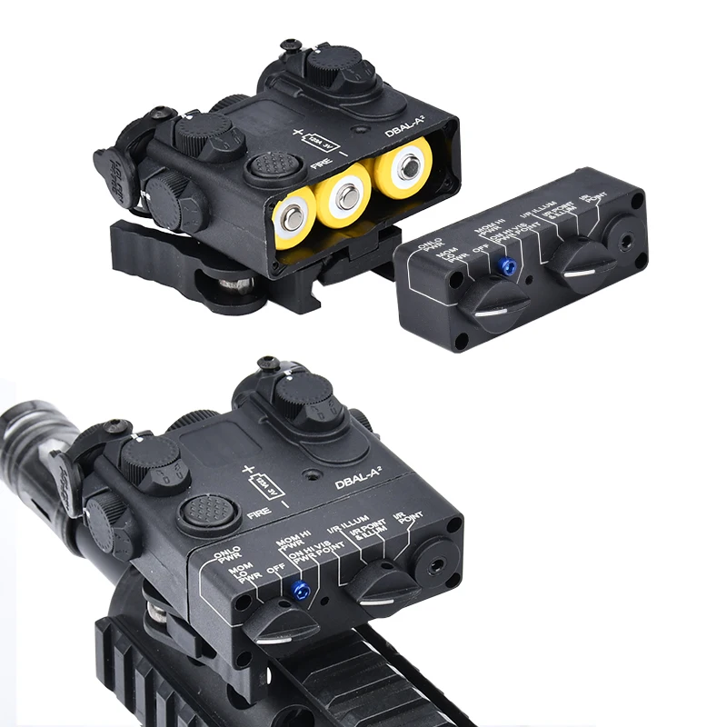 Tactical PEQ NGAL DBAL A2 MAWL C1 Dummy Laser Box 16340 CR123A Battery Case No function Fit Hunting 20mm Rail Decorative Weapon